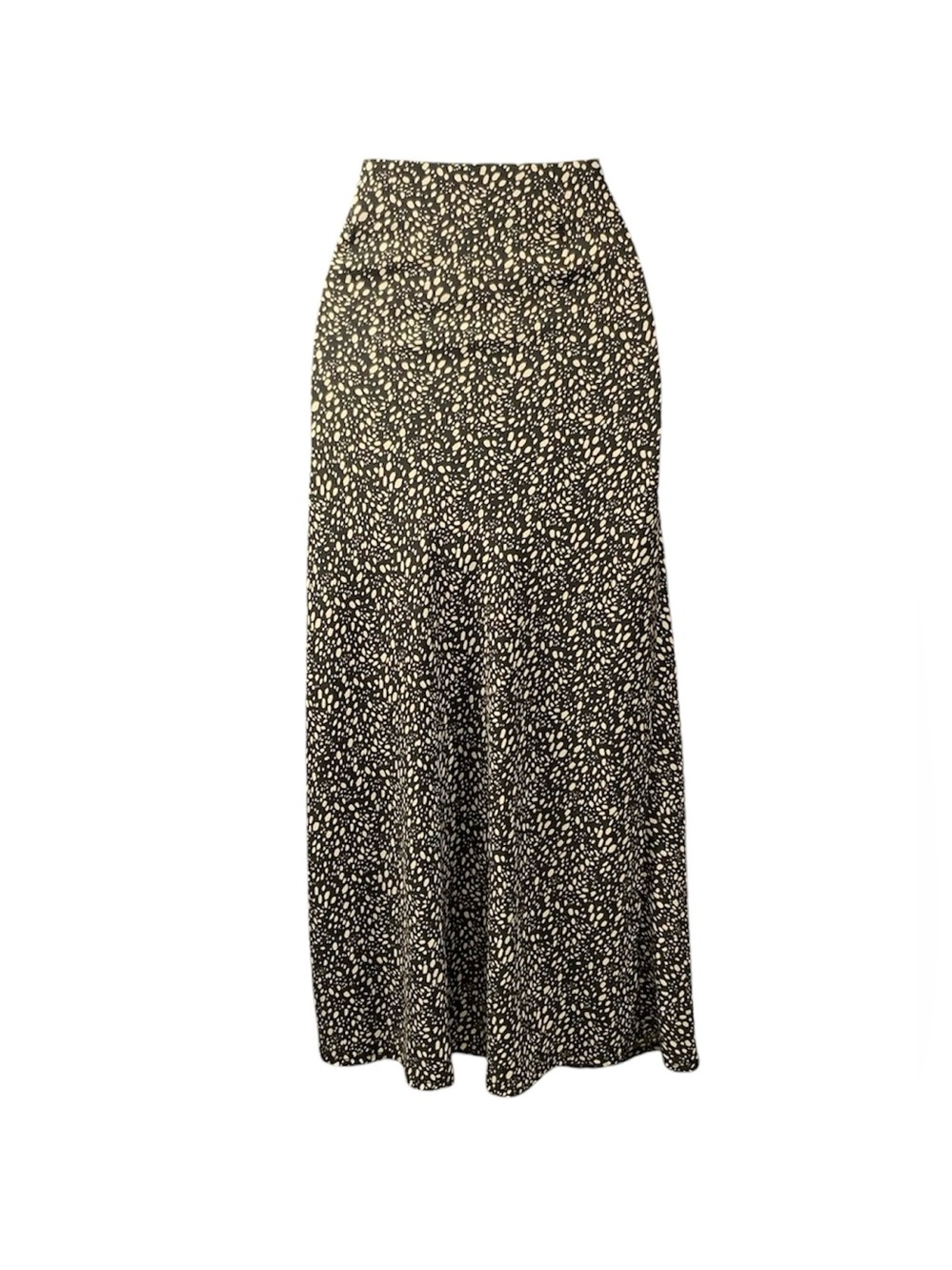 Forever 21 Tan/Black Midi Skirt